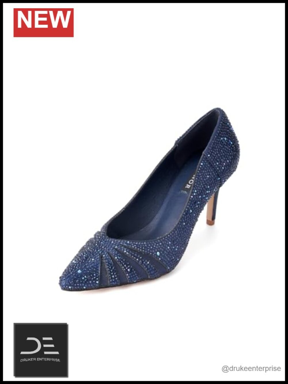 Sparkly Rhinestone Mesh Evening Prom Wedding Pumps Satin Heels